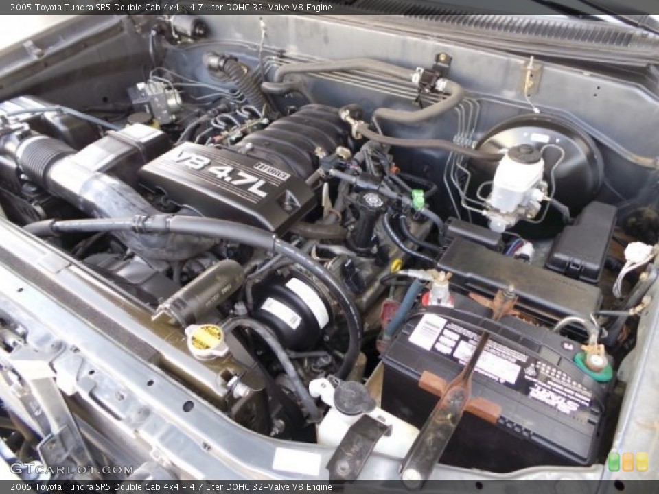 4.7 Liter DOHC 32-Valve V8 Engine for the 2005 Toyota Tundra #103338107
