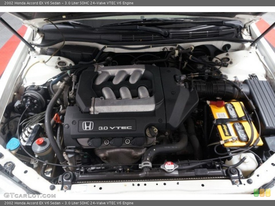 3.0 Liter SOHC 24-Valve VTEC V6 Engine for the 2002 Honda Accord #103349924