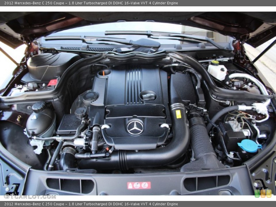 1.8 Liter Turbocharged DI DOHC 16-Valve VVT 4 Cylinder 2012 Mercedes-Benz C Engine