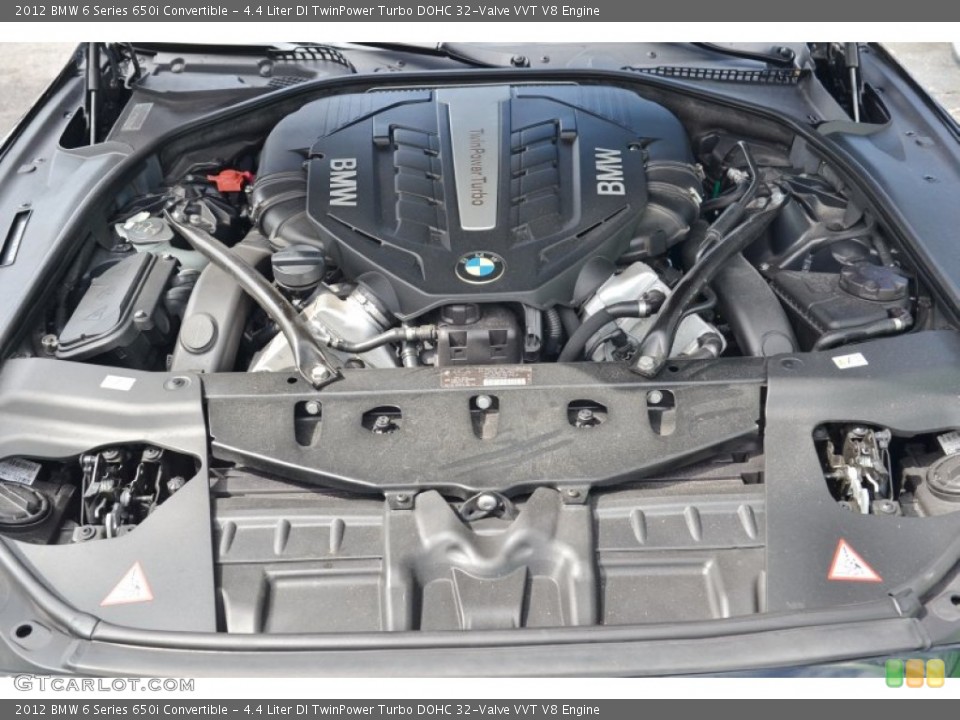 4.4 Liter DI TwinPower Turbo DOHC 32-Valve VVT V8 2012 BMW 6 Series Engine