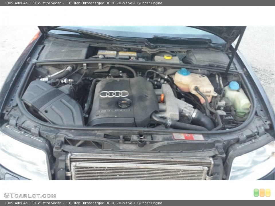 1.8 Liter Turbocharged DOHC 20-Valve 4 Cylinder Engine for the 2005 Audi A4 #103416511