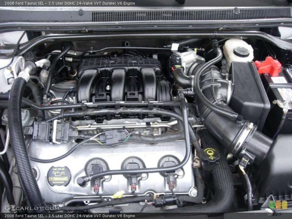 3.5 Liter DOHC 24-Valve VVT Duratec V6 Engine for the 2008 Ford Taurus #103435366