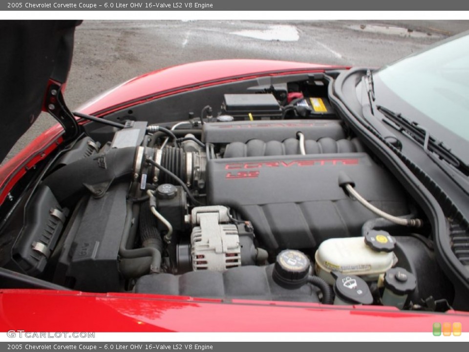 6.0 Liter OHV 16-Valve LS2 V8 Engine for the 2005 Chevrolet Corvette #103446195