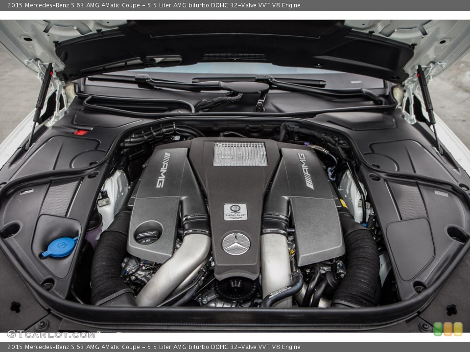5.5 Liter AMG biturbo DOHC 32-Valve VVT V8 Engine for the 2015 Mercedes-Benz S #103454130