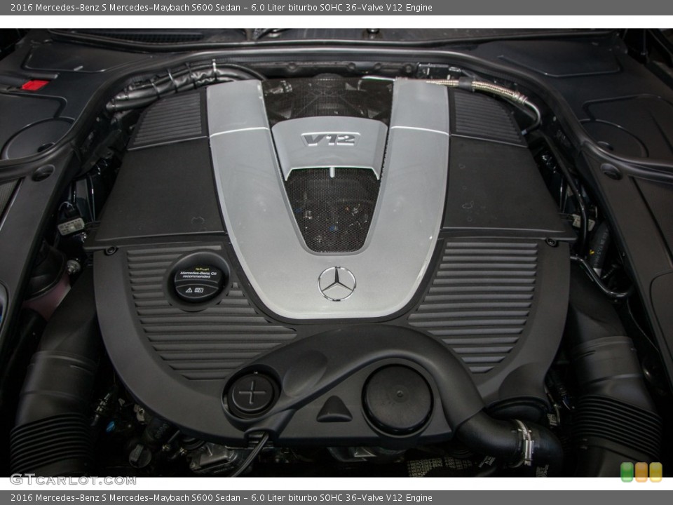 6.0 Liter biturbo SOHC 36-Valve V12 Engine for the 2016 Mercedes-Benz S #103556019
