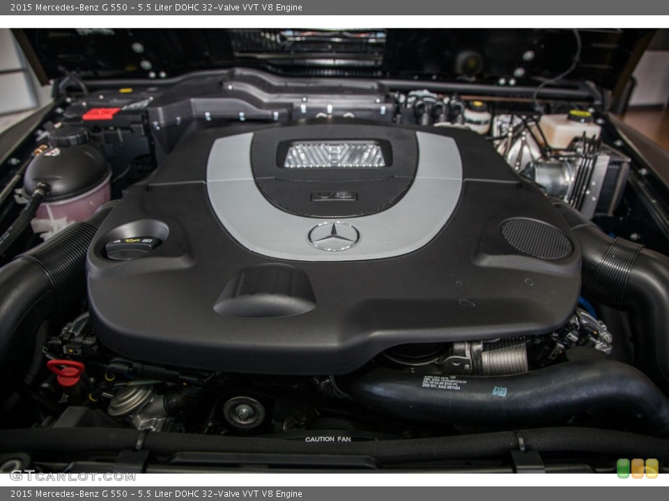 5.5 Liter DOHC 32-Valve VVT V8 2015 Mercedes-Benz G Engine