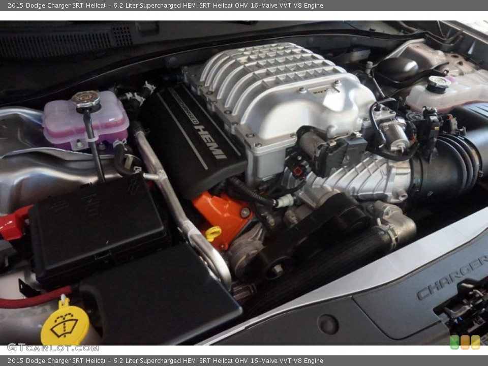 6.2 Liter Supercharged HEMI SRT Hellcat OHV 16-Valve VVT V8 Engine for the 2015 Dodge Charger #103582207