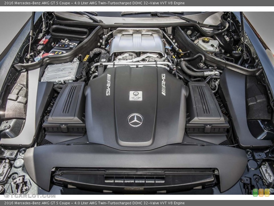4.0 Liter AMG Twin-Turbocharged DOHC 32-Valve VVT V8 Engine for the 2016 Mercedes-Benz AMG GT S #103583874