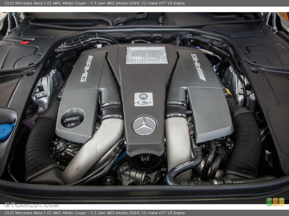 5.5 Liter AMG biturbo DOHC 32-Valve VVT V8 Engine for the 2015 Mercedes-Benz S #103645850