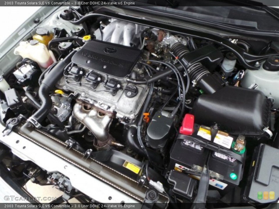 3.0 Liter DOHC 24-Valve V6 2003 Toyota Solara Engine