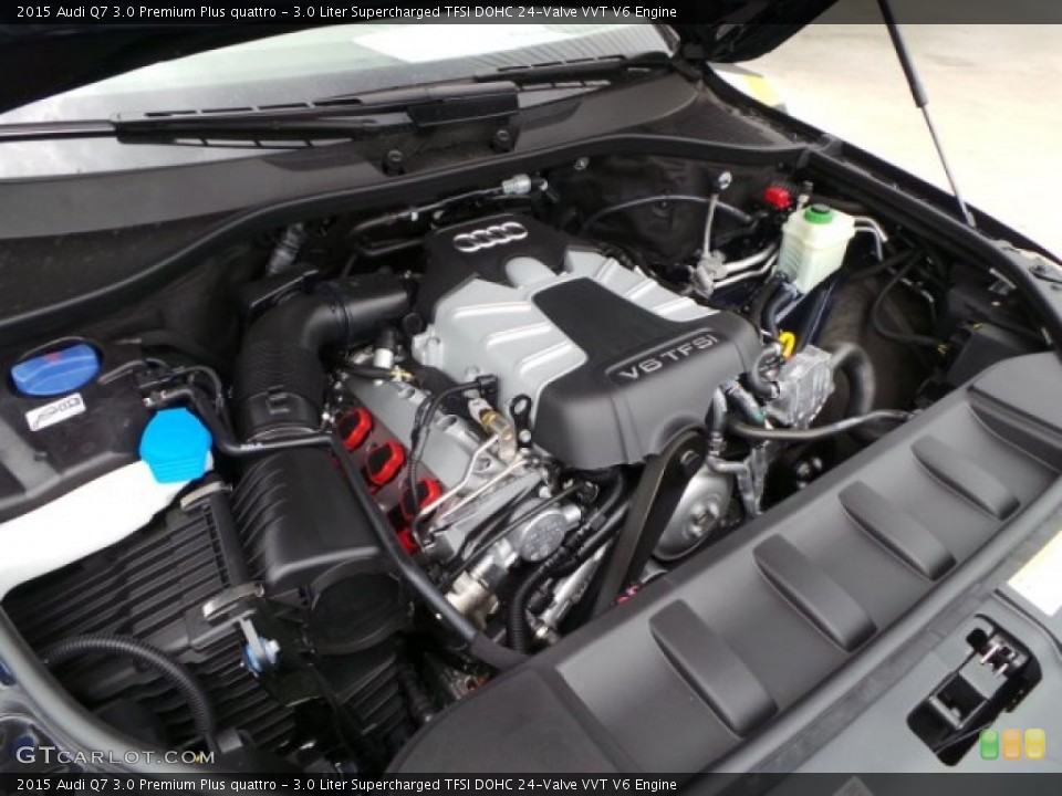 3.0 Liter Supercharged TFSI DOHC 24-Valve VVT V6 2015 Audi Q7 Engine