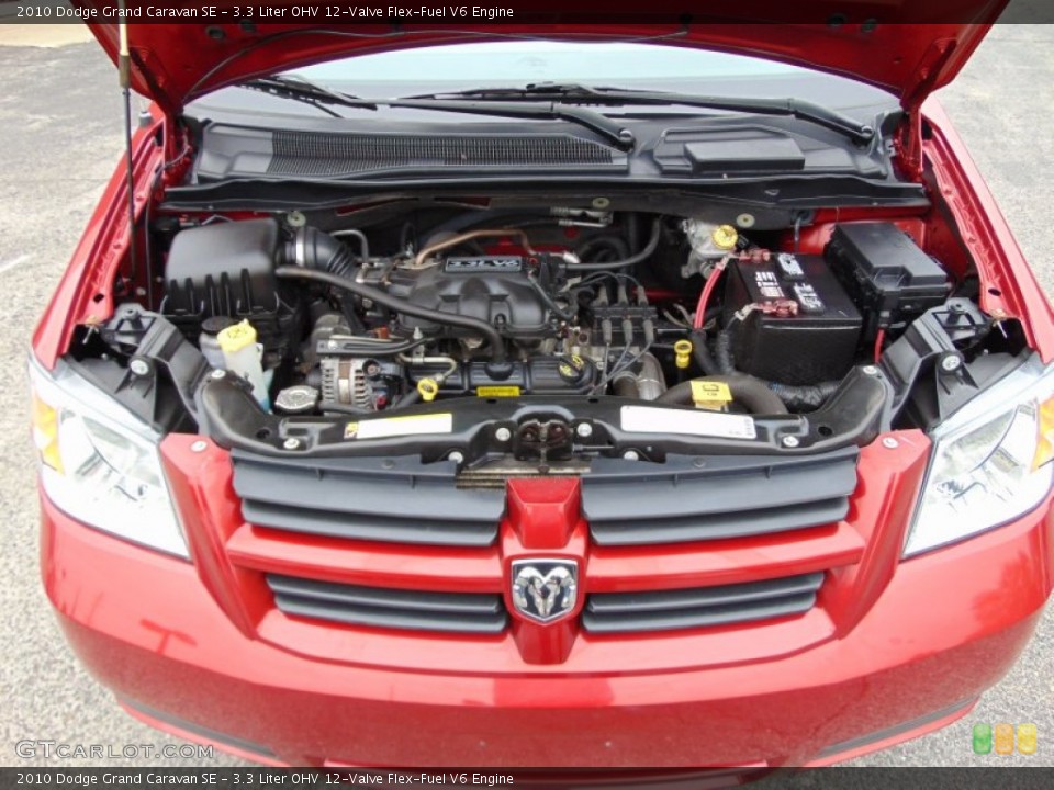 3.3 Liter OHV 12-Valve Flex-Fuel V6 Engine for the 2010 Dodge Grand Caravan #103828741