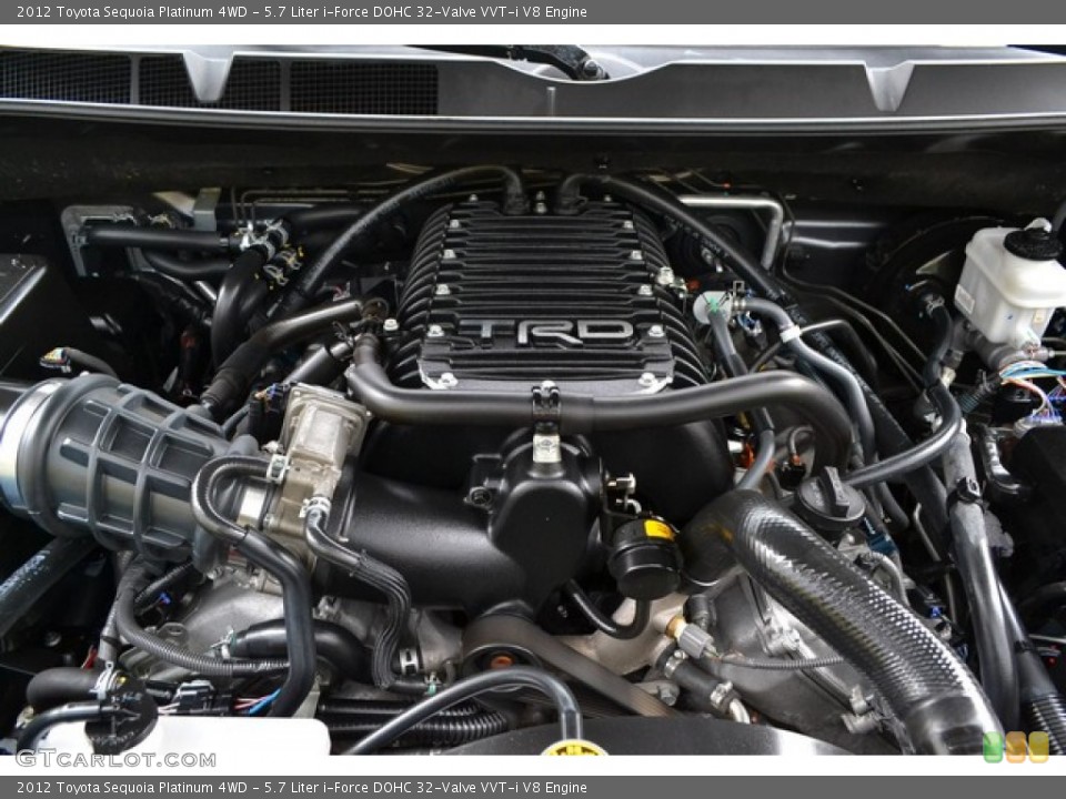 5.7 Liter i-Force DOHC 32-Valve VVT-i V8 Engine for the 2012 Toyota Sequoia #103971591