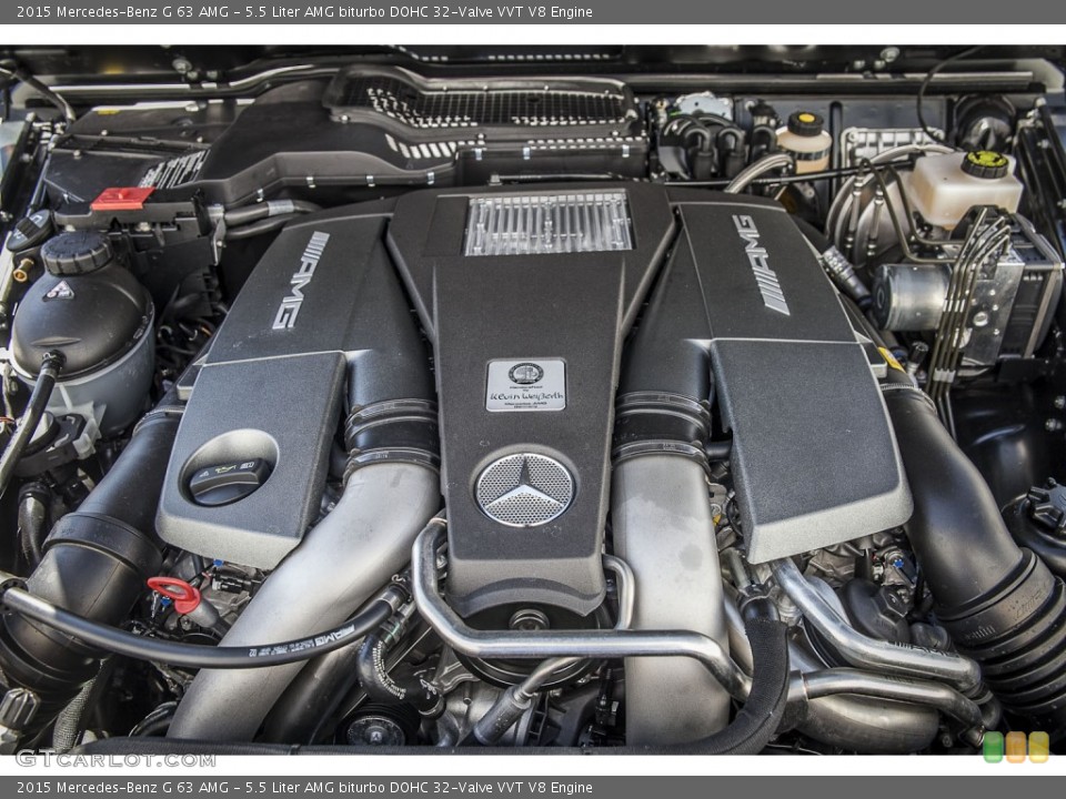 5.5 Liter AMG biturbo DOHC 32-Valve VVT V8 Engine for the 2015 Mercedes-Benz G #103972848