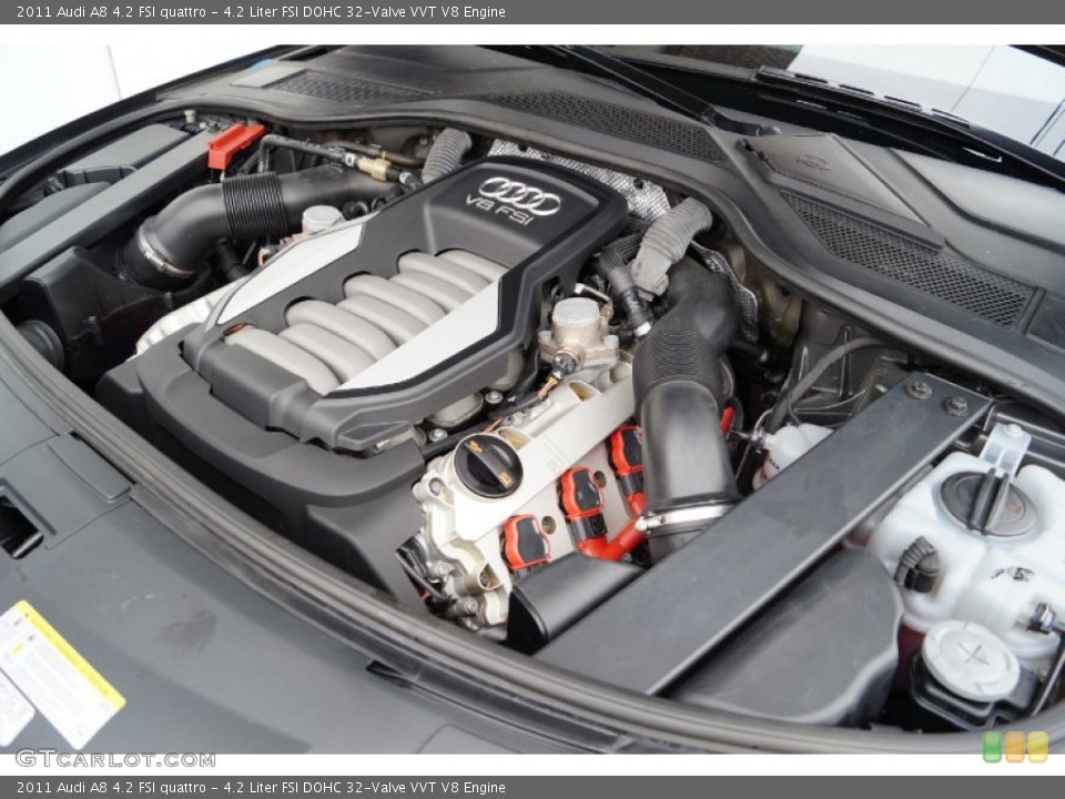 4.2 Liter FSI DOHC 32-Valve VVT V8 Engine for the 2011 Audi A8 #103979521