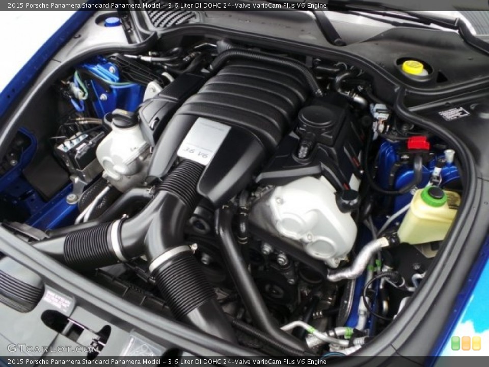 3.6 Liter DI DOHC 24-Valve VarioCam Plus V6 2015 Porsche Panamera Engine