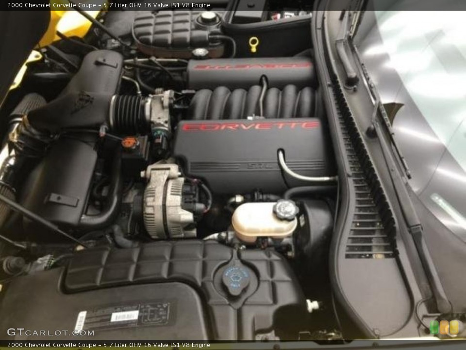5.7 Liter OHV 16 Valve LS1 V8 Engine for the 2000 Chevrolet Corvette #103991017