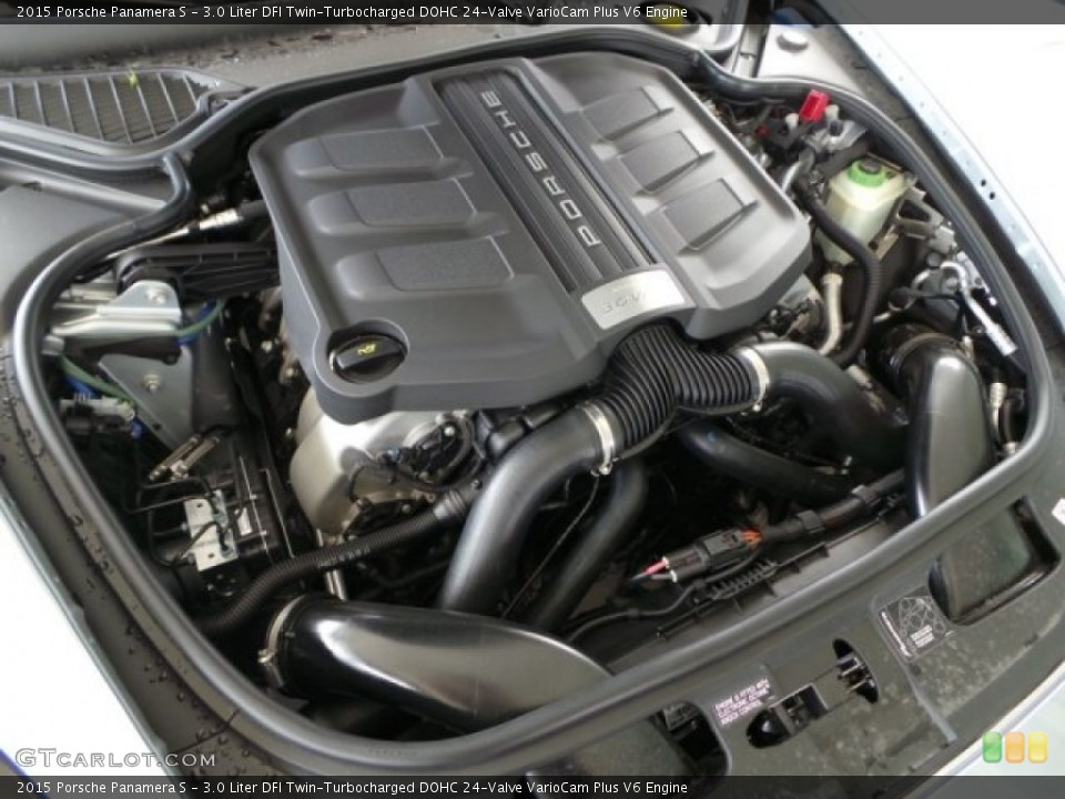 3.0 Liter DFI Twin-Turbocharged DOHC 24-Valve VarioCam Plus V6 Engine for the 2015 Porsche Panamera #103992163