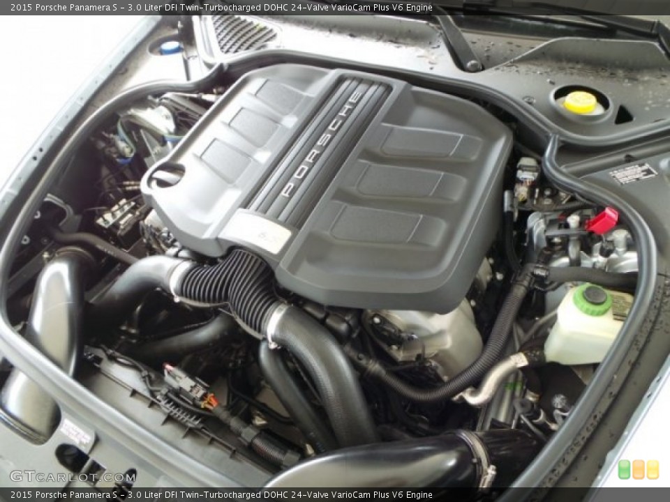 3.0 Liter DFI Twin-Turbocharged DOHC 24-Valve VarioCam Plus V6 Engine for the 2015 Porsche Panamera #103992187