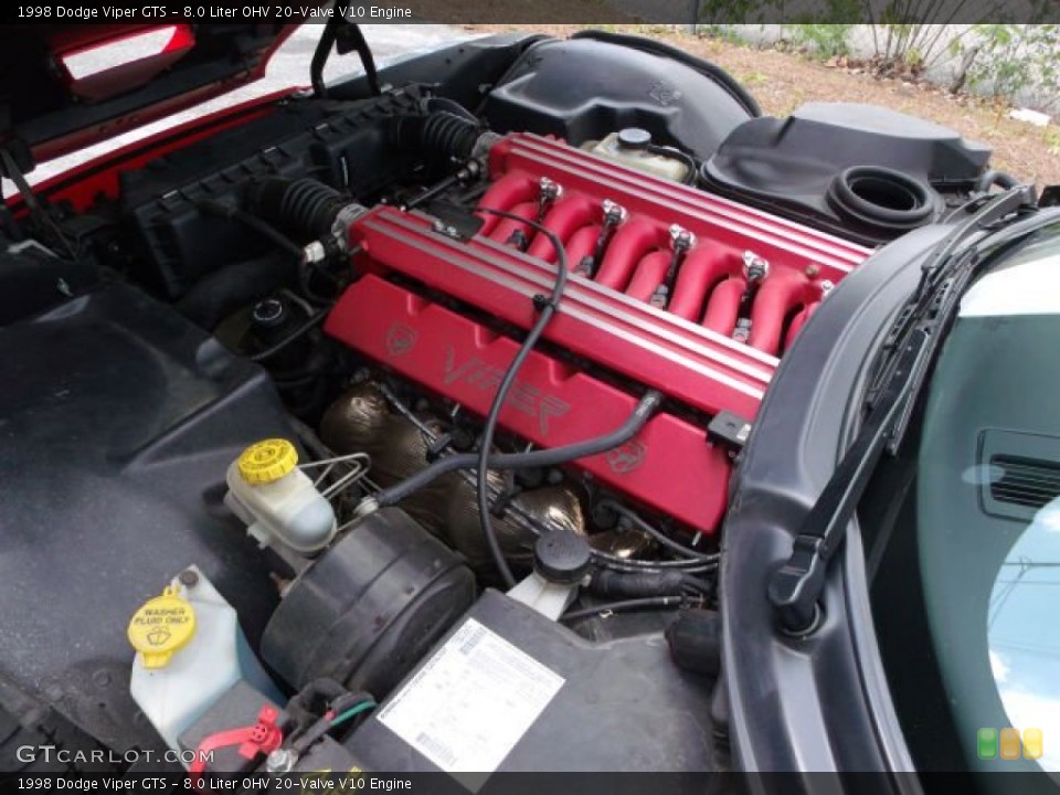 8.0 Liter OHV 20-Valve V10 Engine for the 1998 Dodge Viper #104008687