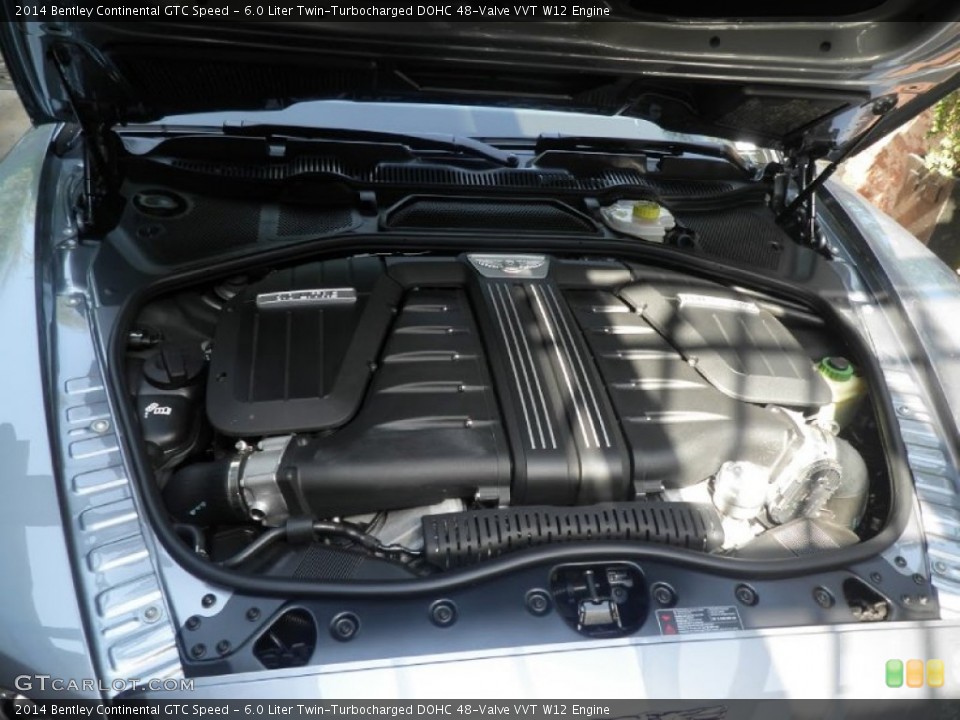 6.0 Liter Twin-Turbocharged DOHC 48-Valve VVT W12 Engine for the 2014 Bentley Continental GTC #104009293