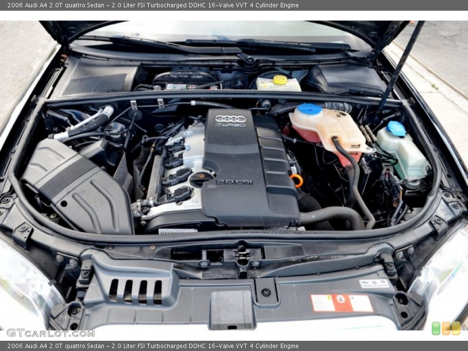 2.0 Liter FSI Turbocharged DOHC 16-Valve VVT 4 Cylinder Engine for the 2006 Audi A4 #104021914