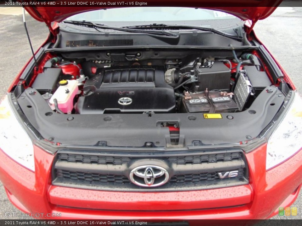 3.5 Liter DOHC 16-Valve Dual VVT-i V6 Engine for the 2011 Toyota RAV4 #104138215