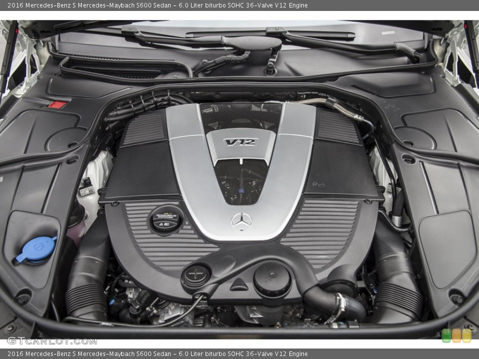 6.0 Liter biturbo SOHC 36-Valve V12 Engine for the 2016 Mercedes-Benz S #104162822