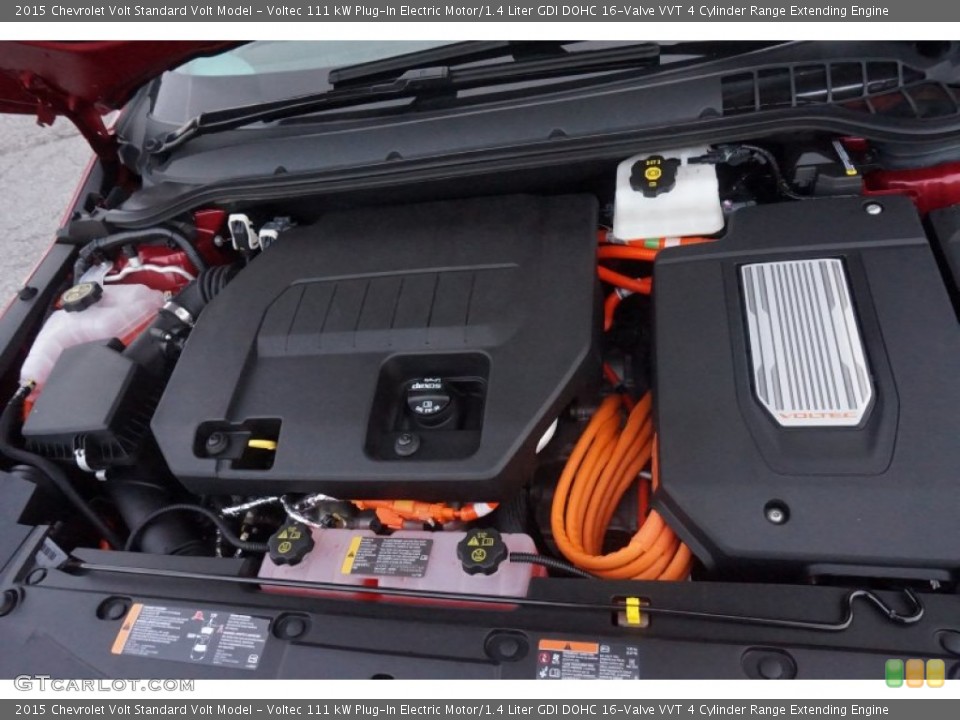 Voltec 111 kW Plug-In Electric Motor/1.4 Liter GDI DOHC 16-Valve VVT 4 Cylinder Range Extending Engine for the 2015 Chevrolet Volt #104183245