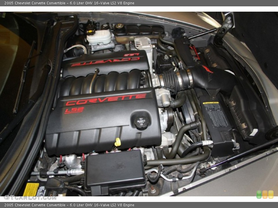 6.0 Liter OHV 16-Valve LS2 V8 Engine for the 2005 Chevrolet Corvette #104271162