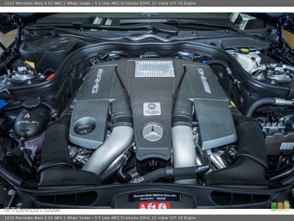 5.5 Liter AMG DI biturbo DOHC 32-Valve VVT V8 Engine for the 2015 Mercedes-Benz E #104340212