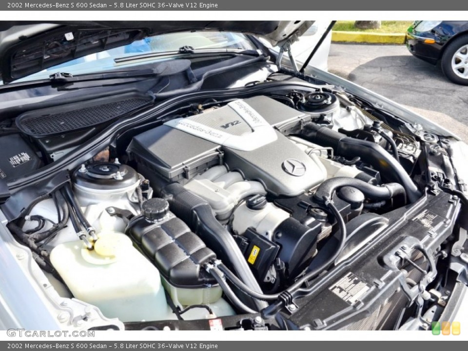 5.8 Liter SOHC 36-Valve V12 Engine for the 2002 Mercedes-Benz S #104350808