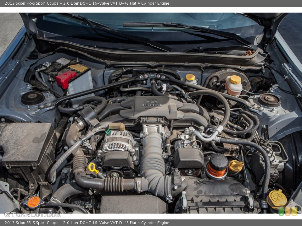 2.0 Liter DOHC 16-Valve VVT D-4S Flat 4 Cylinder Engine for the 2013 Scion FR-S #104367345