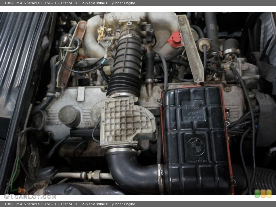 3.2 Liter SOHC 12-Valve Inline 6 Cylinder Engine for the 1984 BMW 6 Series #104402463