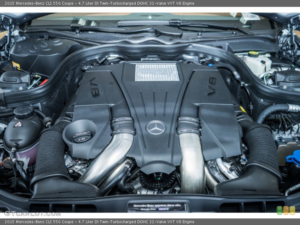 4.7 Liter DI Twin-Turbocharged DOHC 32-Valve VVT V8 Engine for the 2015 Mercedes-Benz CLS #104437664