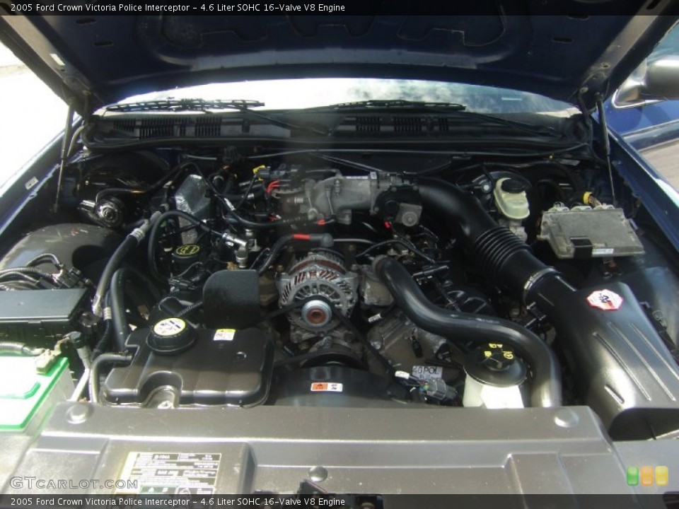 4.6 Liter SOHC 16-Valve V8 Engine for the 2005 Ford Crown Victoria #104467900