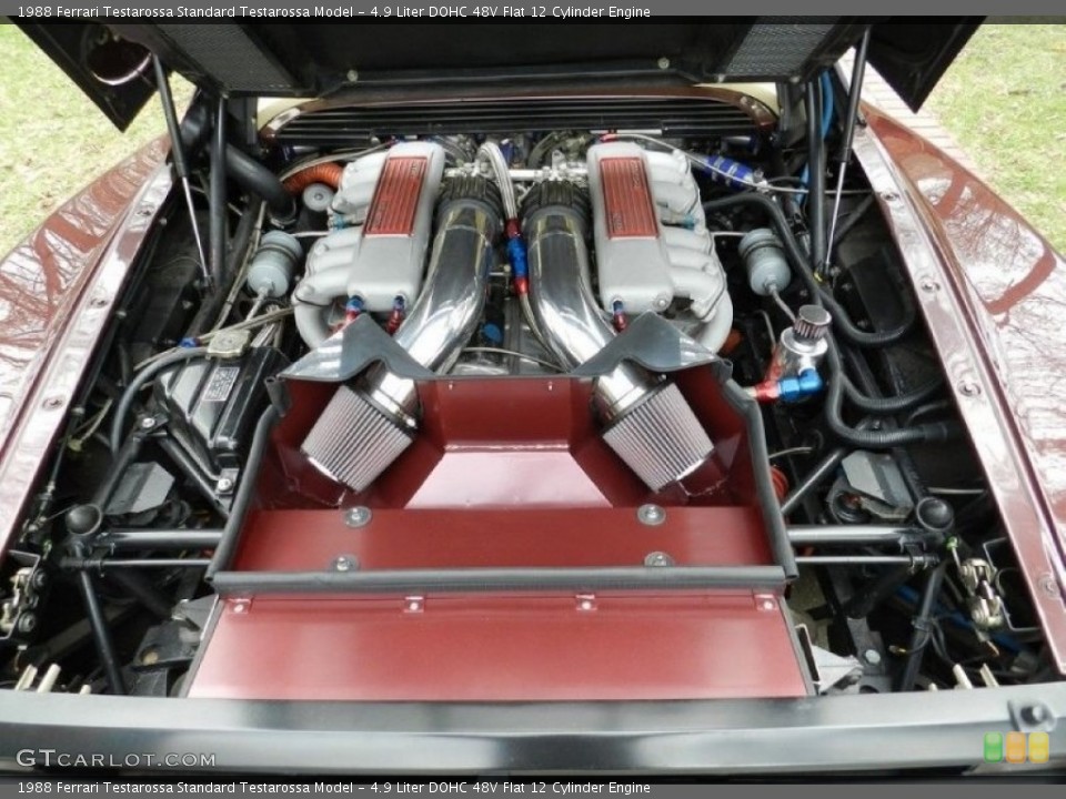 4.9 Liter DOHC 48V Flat 12 Cylinder Engine for the 1988 Ferrari Testarossa #104481900