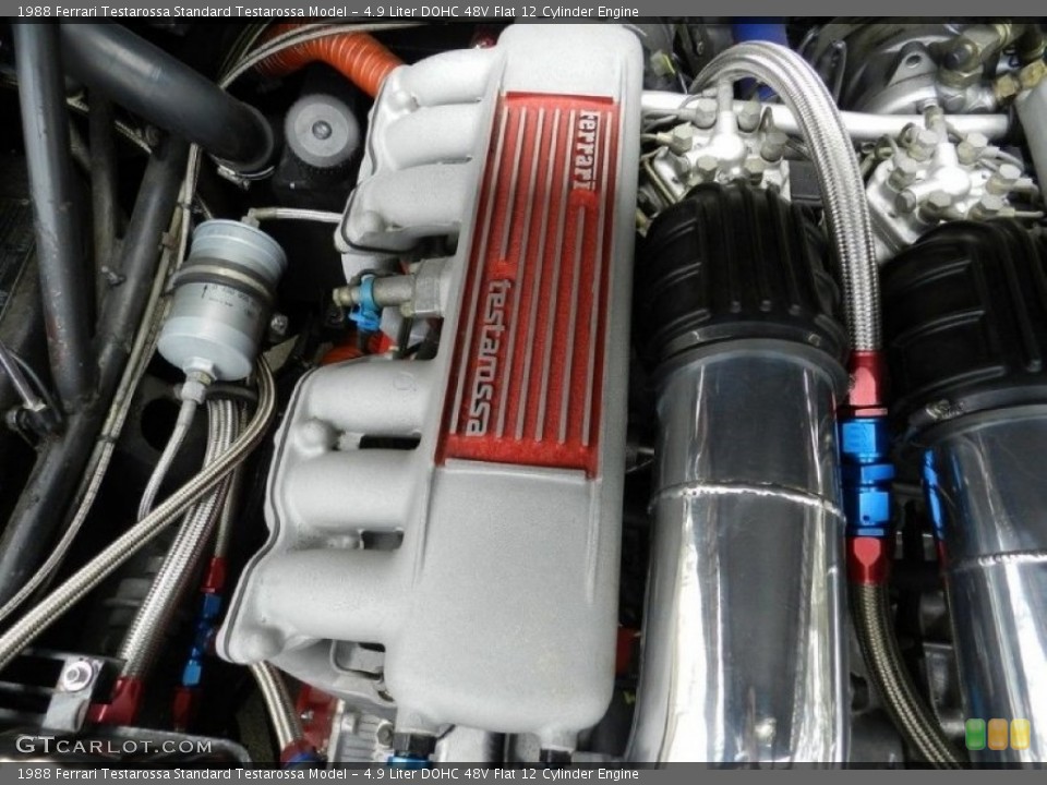 4.9 Liter DOHC 48V Flat 12 Cylinder Engine for the 1988 Ferrari Testarossa #104481930
