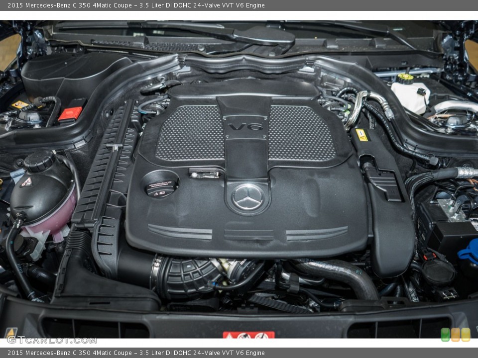 3.5 Liter DI DOHC 24-Valve VVT V6 2015 Mercedes-Benz C Engine