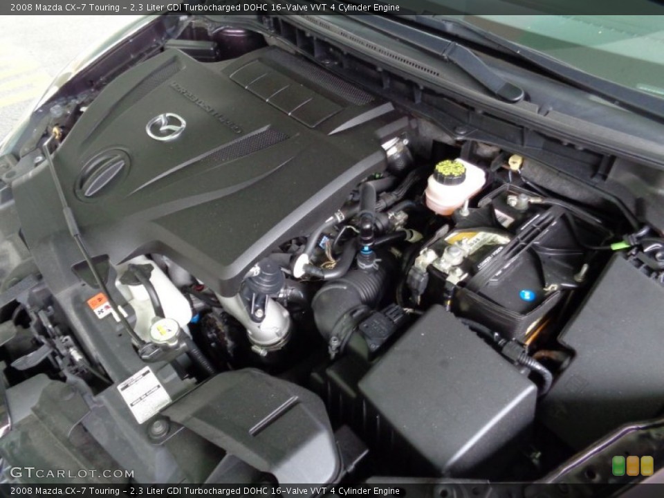 2.3 Liter GDI Turbocharged DOHC 16-Valve VVT 4 Cylinder Engine for the 2008 Mazda CX-7 #104583795