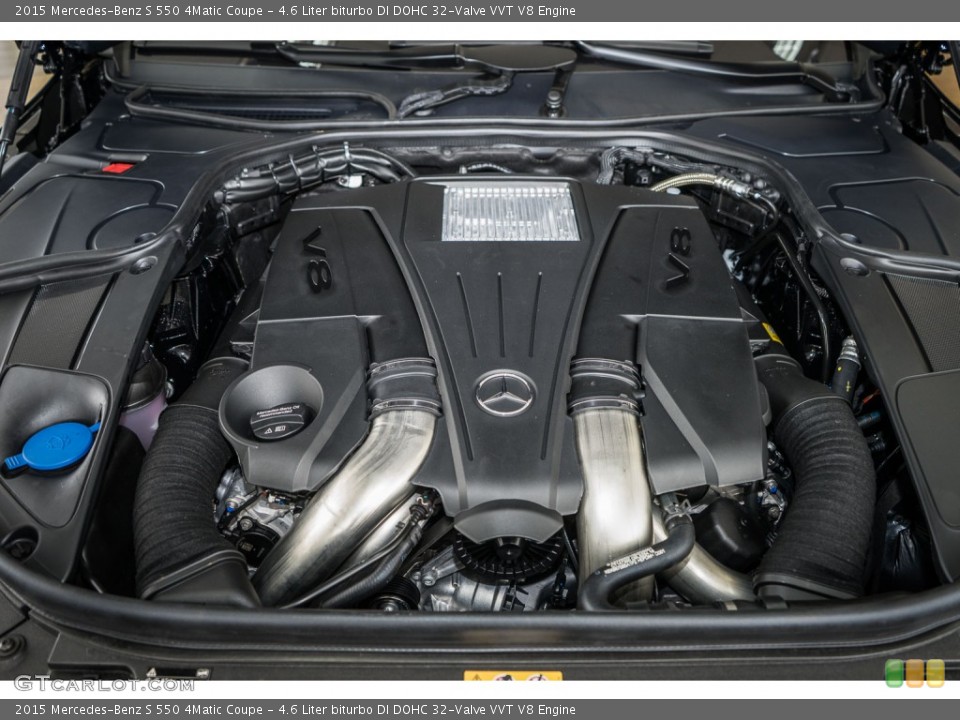 4.6 Liter biturbo DI DOHC 32-Valve VVT V8 Engine for the 2015 Mercedes-Benz S #104672374