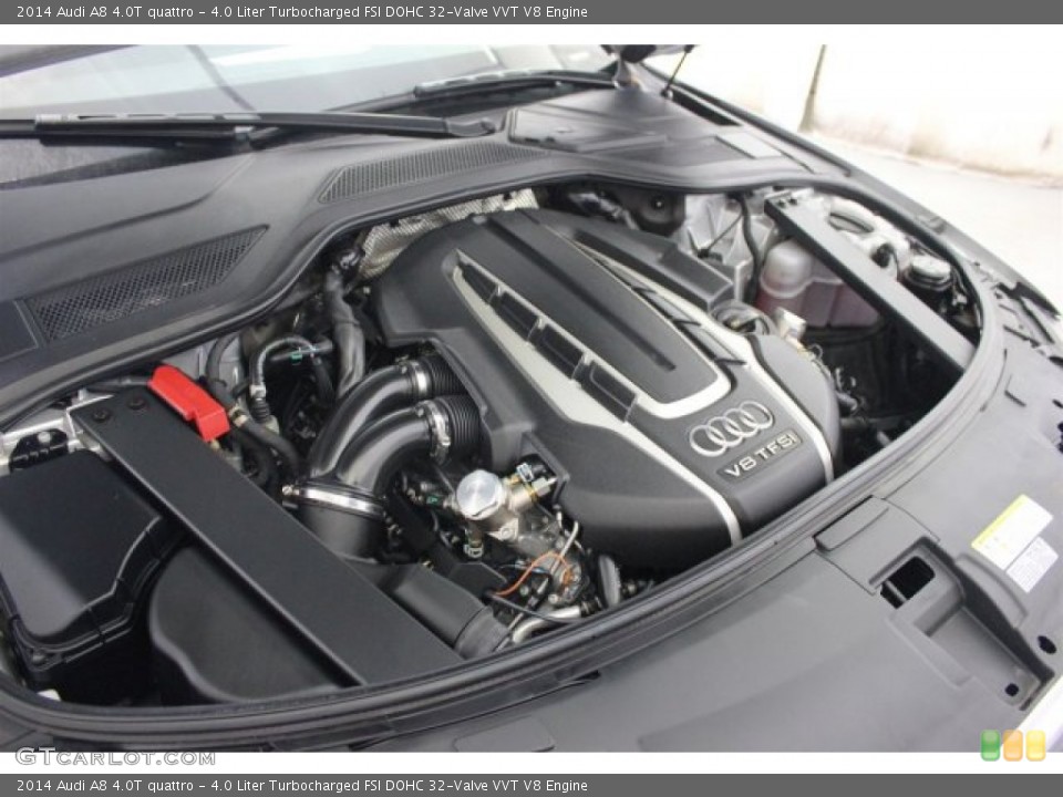 4.0 Liter Turbocharged FSI DOHC 32-Valve VVT V8 Engine for the 2014 Audi A8 #104744435
