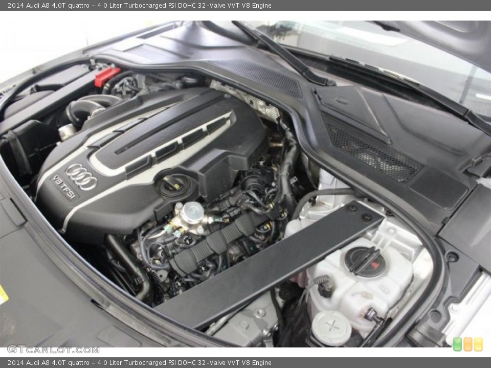 4.0 Liter Turbocharged FSI DOHC 32-Valve VVT V8 Engine for the 2014 Audi A8 #104744453