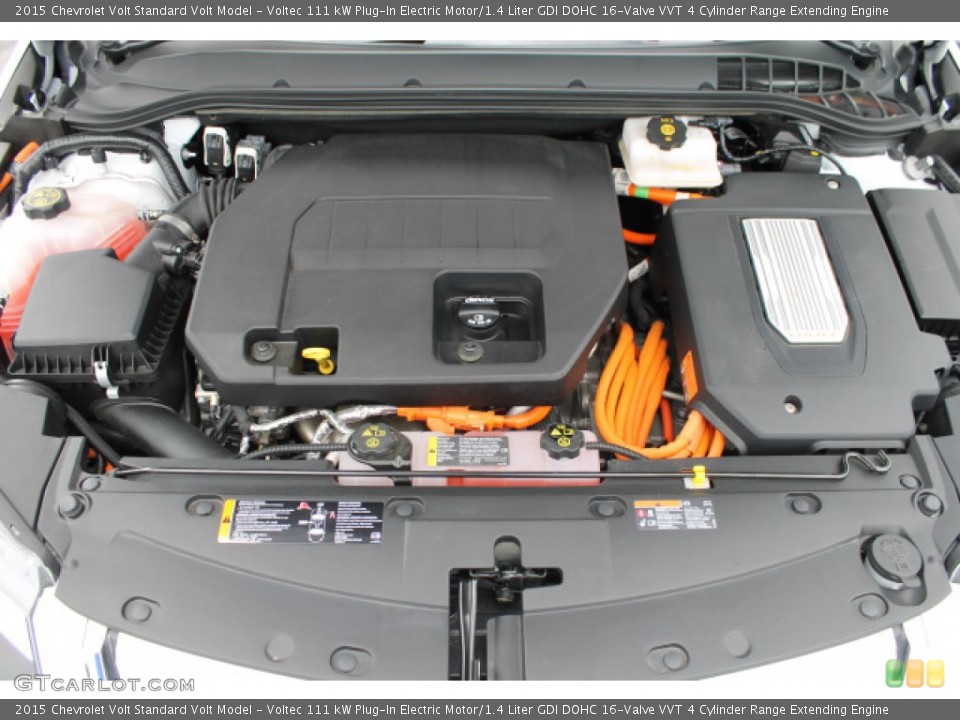 Voltec 111 kW Plug-In Electric Motor/1.4 Liter GDI DOHC 16-Valve VVT 4 Cylinder Range Extending Engine for the 2015 Chevrolet Volt #104853194