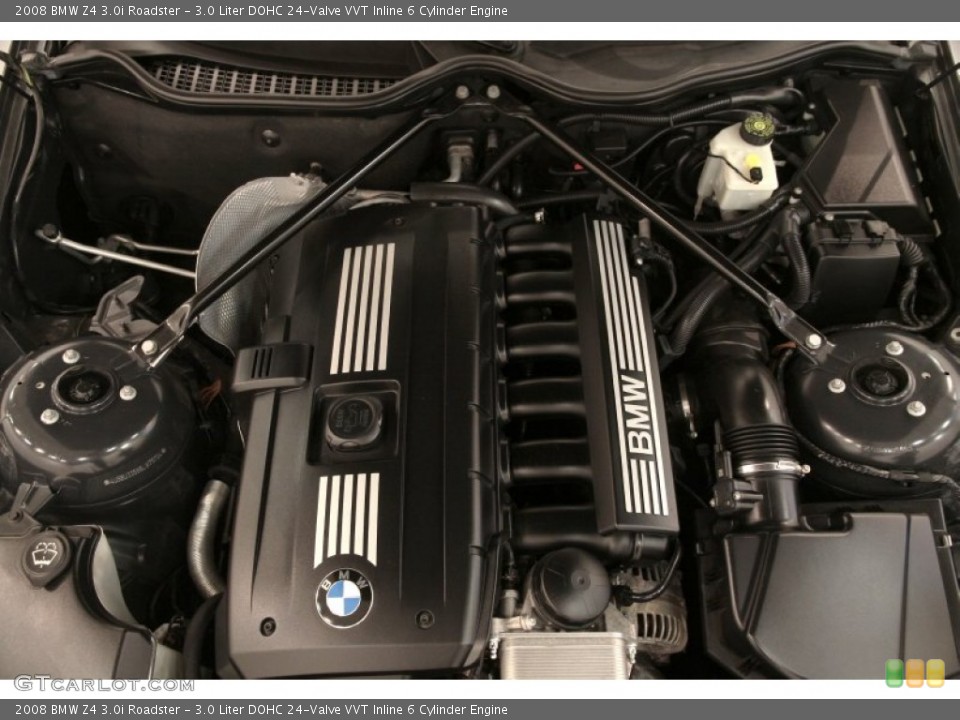 3.0 Liter DOHC 24-Valve VVT Inline 6 Cylinder 2008 BMW Z4 Engine