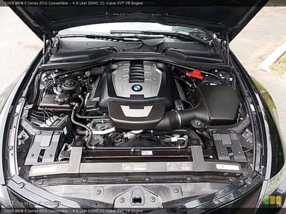 4.8 Liter DOHC 32-Valve VVT V8 Engine for the 2008 BMW 6 Series #104991465