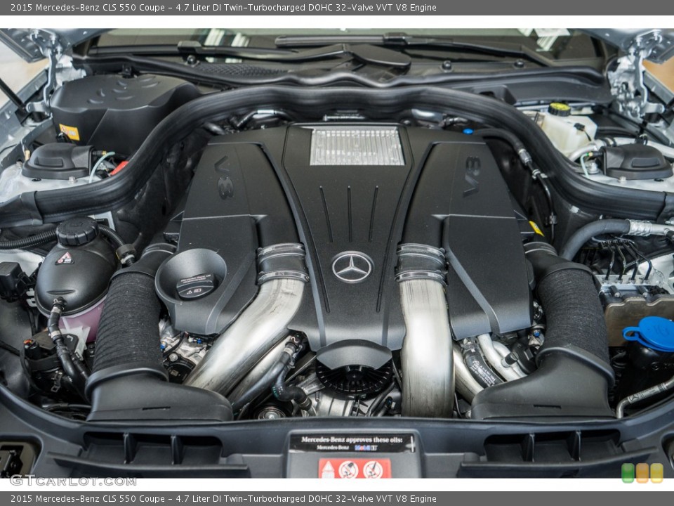 4.7 Liter DI Twin-Turbocharged DOHC 32-Valve VVT V8 Engine for the 2015 Mercedes-Benz CLS #104991852