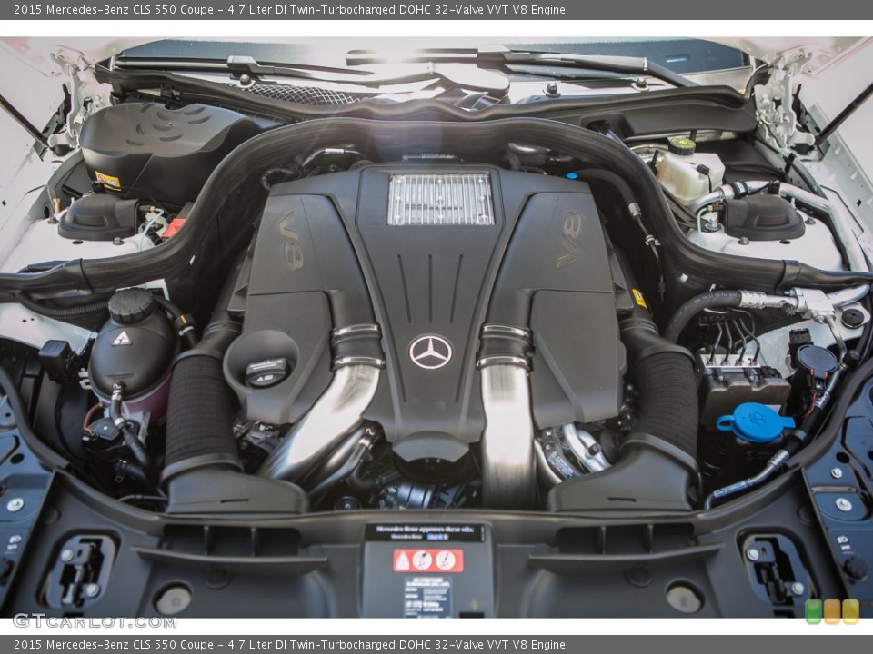 4.7 Liter DI Twin-Turbocharged DOHC 32-Valve VVT V8 Engine for the 2015 Mercedes-Benz CLS #105076056