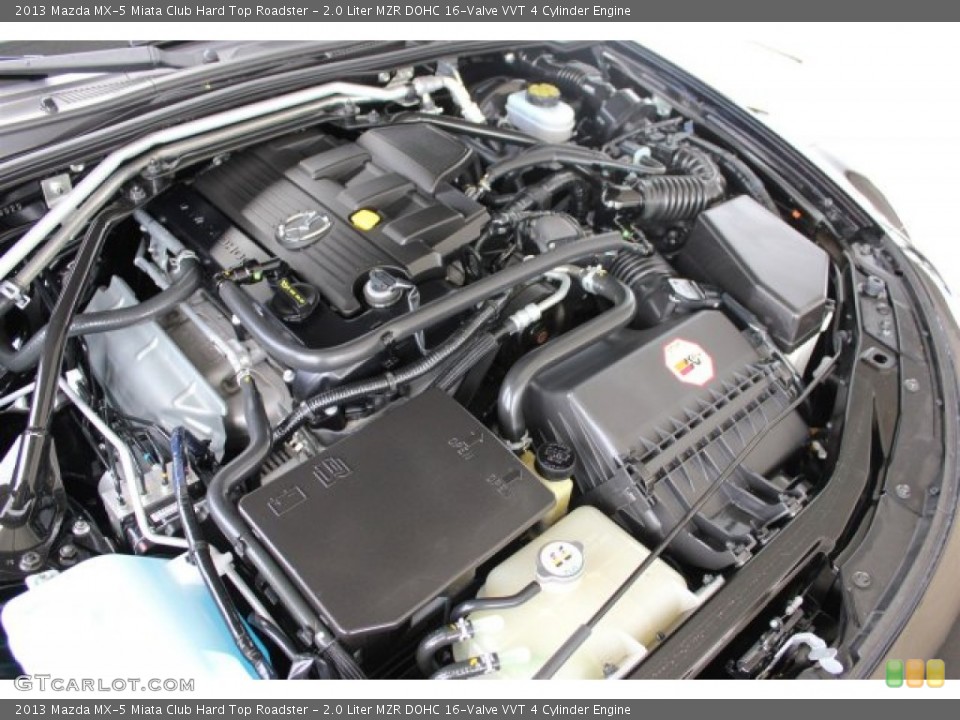 2.0 Liter MZR DOHC 16-Valve VVT 4 Cylinder 2013 Mazda MX-5 Miata Engine