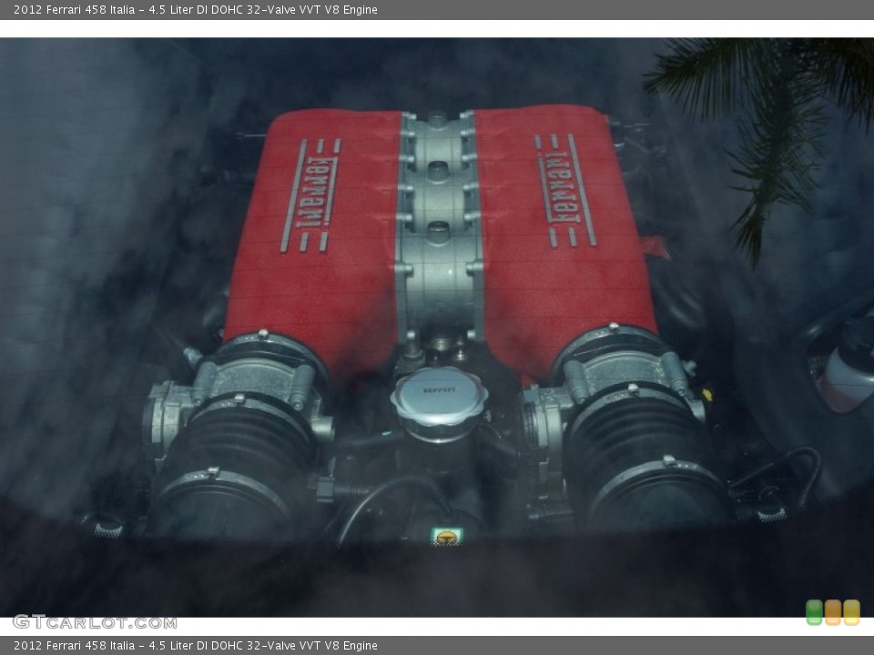 4.5 Liter DI DOHC 32-Valve VVT V8 2012 Ferrari 458 Engine